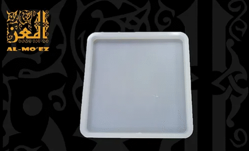 قالب كوستر مربع طرف مدور