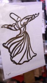 ⁦منديل ديكوباج ذهبي ش4⁩ - الصورة ⁦2⁩