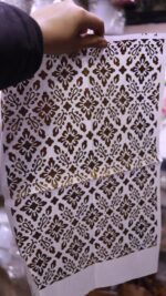 ⁦منديل ديكوباج ذهبي ش5⁩ - الصورة ⁦3⁩