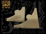 ⁦قطعة خشبية زاوية mdf شكل 3⁩ - الصورة ⁦2⁩