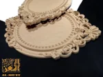 تابلوه شبه بيضاوي اويمة مزخرف شكل 1 mdf