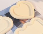 ⁦قالب طبق قلب بحافة نصف دائرية⁩ - الصورة ⁦2⁩
