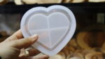 ⁦قالب طبق قلب بحافة نصف دائرية⁩ - الصورة ⁦3⁩