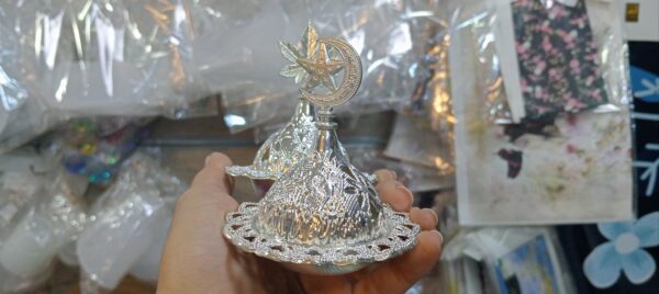 مبخرة معدن فضي - Image 7