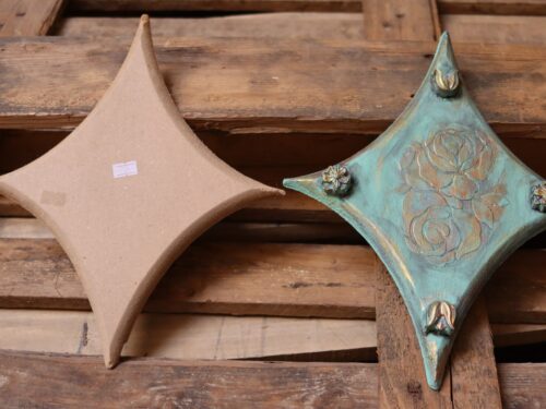 تابلوة مربع منحرف mdf وسط