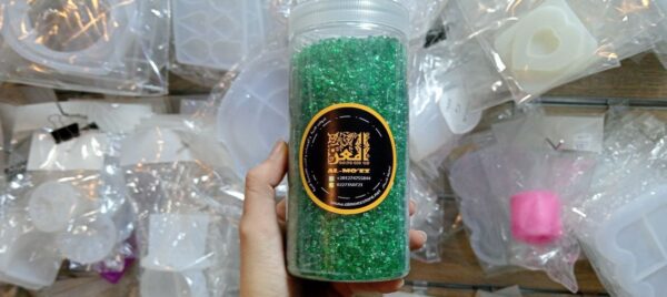 عبوة احجار شوجر لون اخضر كبيرة - Image 4