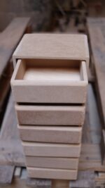 ⁦منظم طولي 6 درج خشب mdf⁩ - الصورة ⁦3⁩