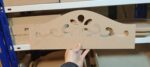 عليقه خشب mdf مزخرفة