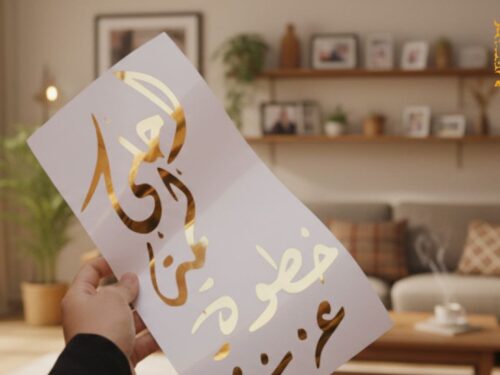 شيت فينيل ذهبي كبير