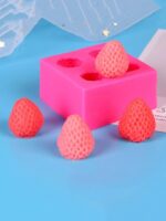⁦قالب سيليكون فراولة مصغر⁩ - الصورة ⁦3⁩