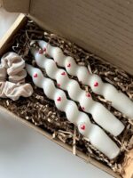 ⁦قالب شمع عمود طويل ملتوي⁩ - الصورة ⁦5⁩