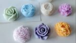 قالب سيليكون ورود صغيره للتزيين 7 اشكال