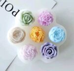 ⁦قالب سيليكون ورود صغيره للتزيين 7 اشكال⁩ - الصورة ⁦2⁩